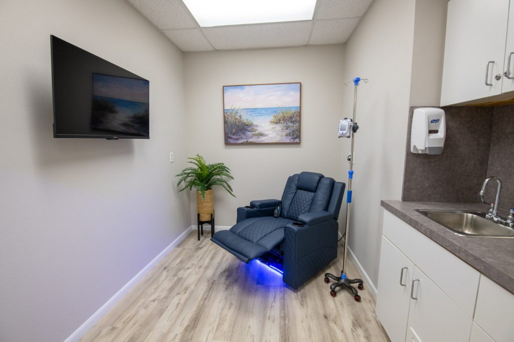 Private infusion suite at Jupiter Infusion